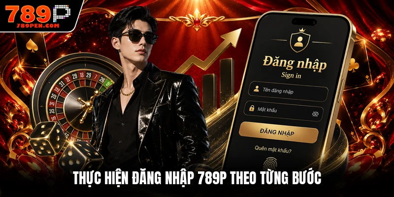 Thực hiện đăng nhập 789P theo từng bước
